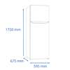 Imagen de Refrigerador James Frio Seco Inverter Blanco mod 401