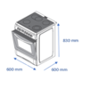 Imagen de Cocina vitro James C-203A VTKS