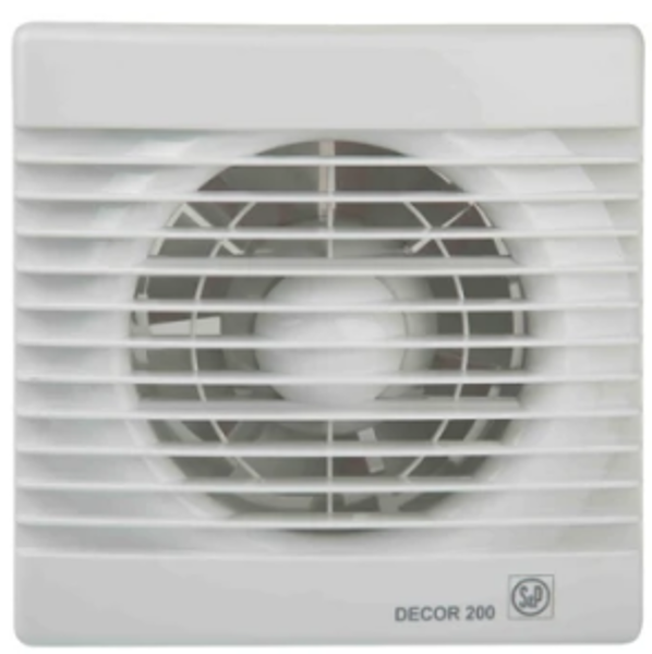 Imagen de Extractor S&P p/vidrio-pared 180m3/h s/pers