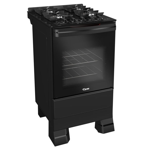 Imagen de Cocina TEM Luna Glass 4 hornallas