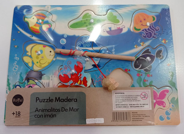 Imagen de Juego Puzzle Animalitos de mar